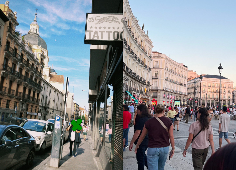 マドリードの街並み