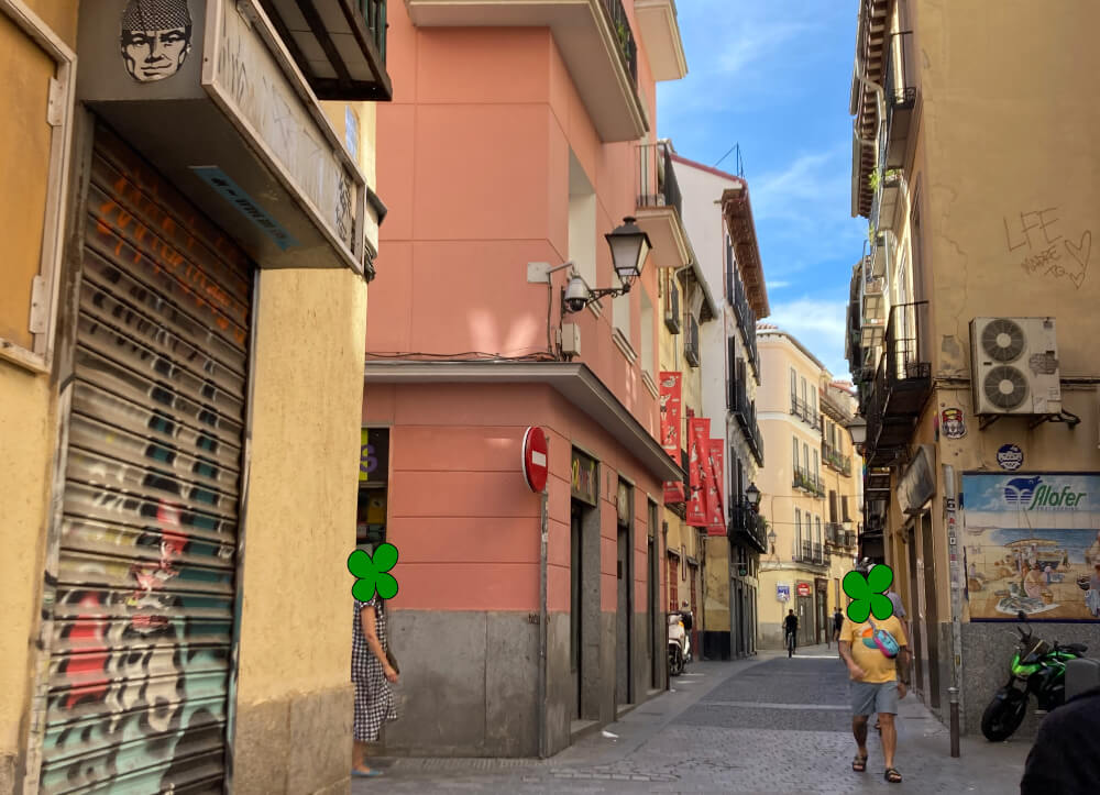 マドリードの路地
